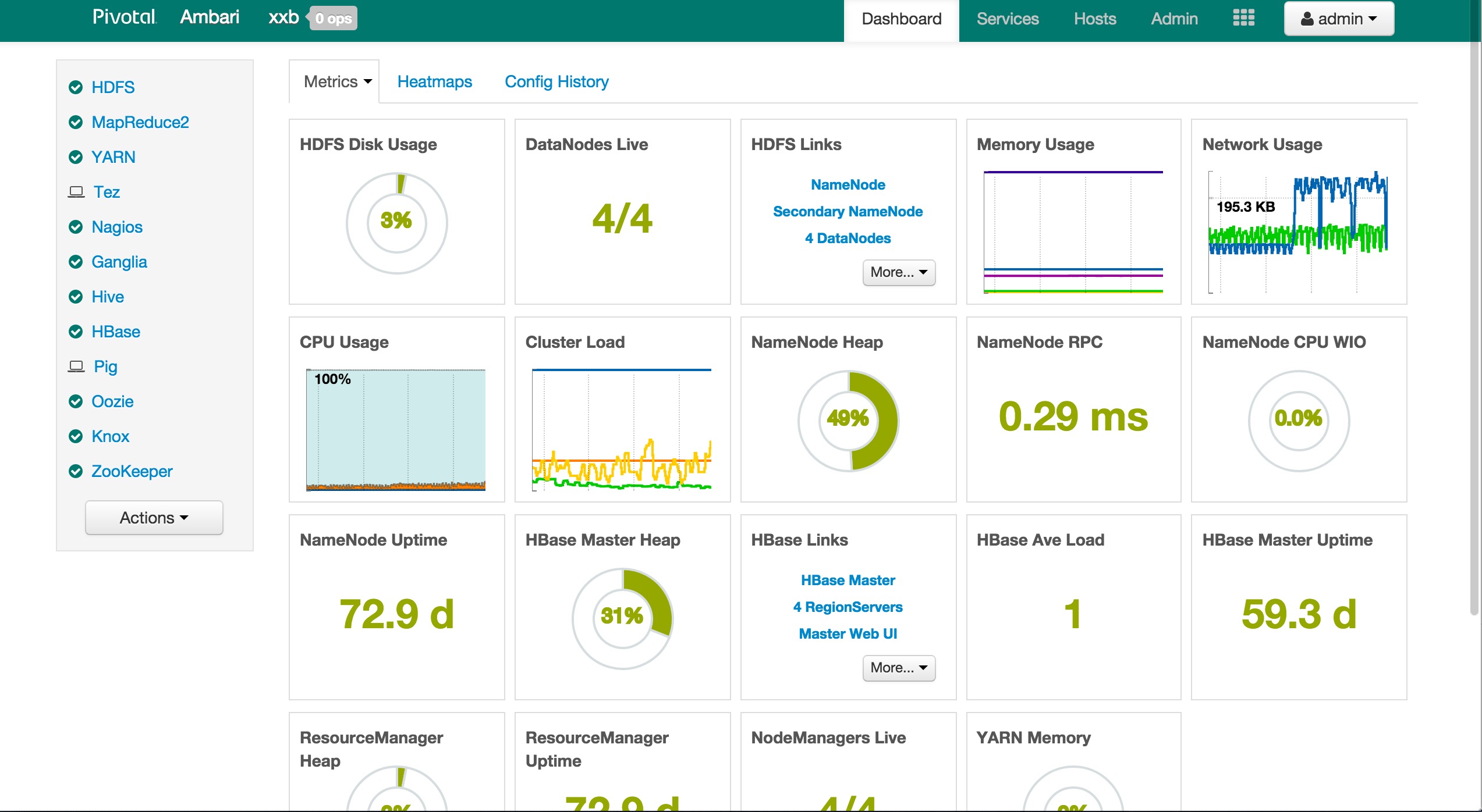 Pivotal Hadoop Cluster